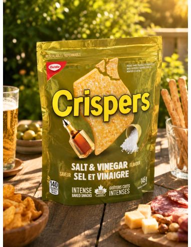 Craquelins au sel et vinaigre - Christie Crispers