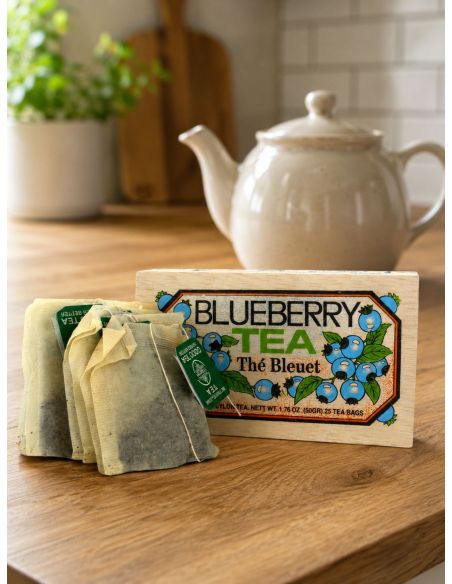 Thé au Bleuet - Boite Bois (25 sachets)