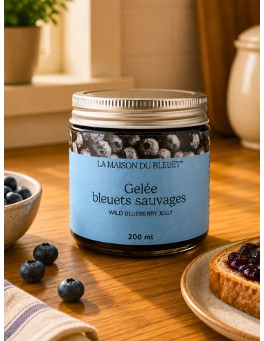 Wild blueberry jelly