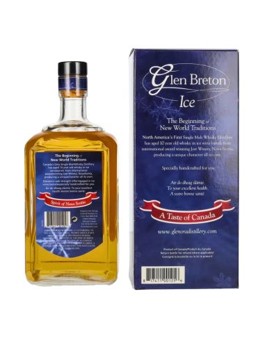Glen Breton Ice, 10 ans d'âge, vieilli en fûts de vin de glace