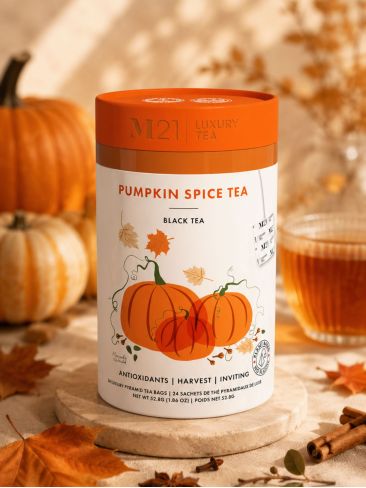 Thé noir à la citrouille et aux épices d’automne - 24 sachets M21