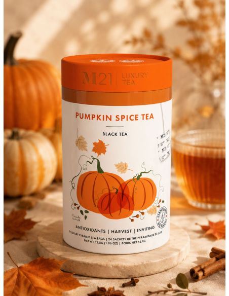 Thé noir à la citrouille et aux épices d’automne - 24 sachets M21