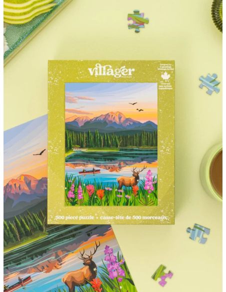 Puzzle Jasper Flowers | 500 pièces