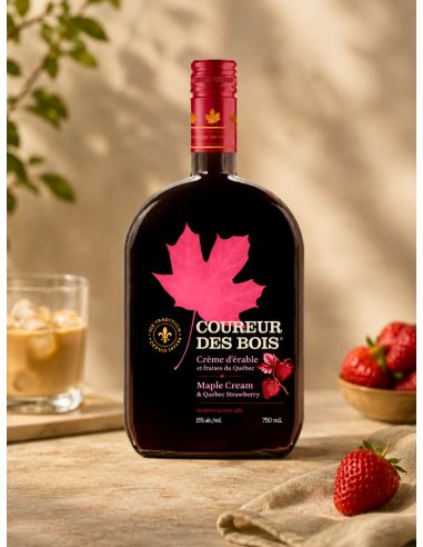 Crème d’Erable et Fraises du Québec - Coureur des Bois