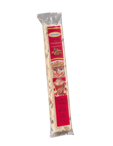 Barre de nougat tendre aux canneberges - 100g