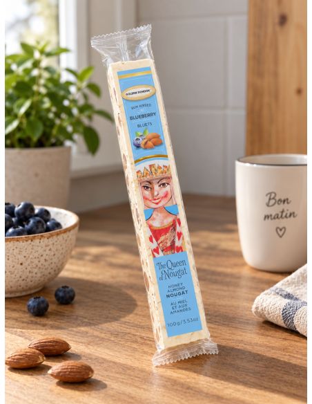 Barre de nougat tendre aux bleuets - 100g