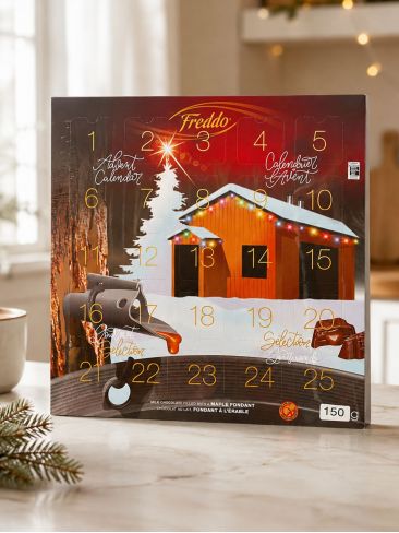 Calendrier de l'avent chocolat à l'érable - Freddo