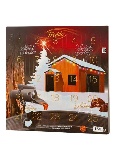 Calendrier de l'avent chocolat à l'érable - Freddo