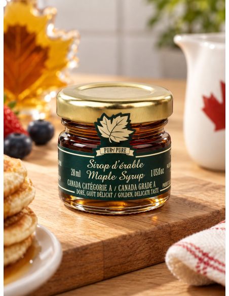 Gold maple syrup - 28ml - "Mignon"