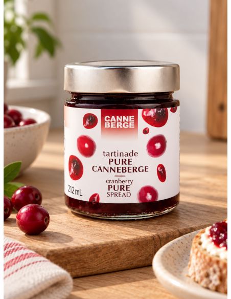 Confiture de Canneberge (cranberry) - 212ml