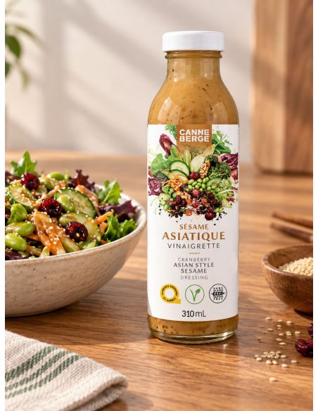 Asiatisches Cranberry-Sesam-Dressing