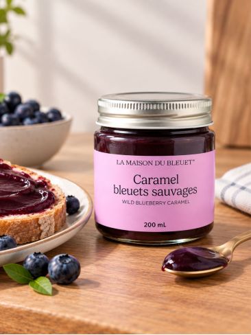 Caramel aux bleuets