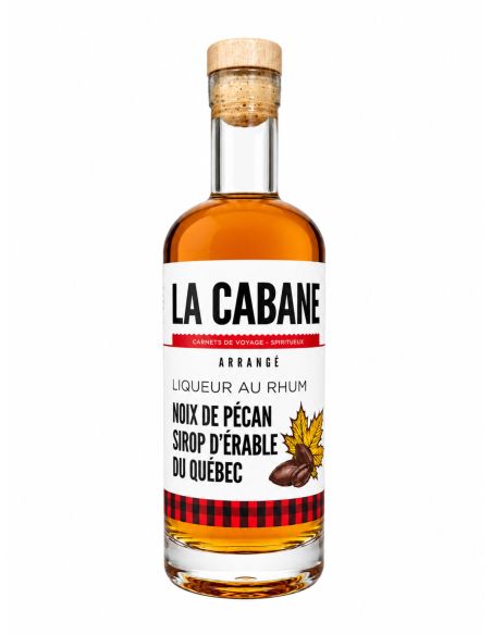 Rhum Sirop d'érable et Noix de pécan - La Cabane