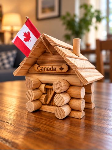 Cabane canadienne à construire